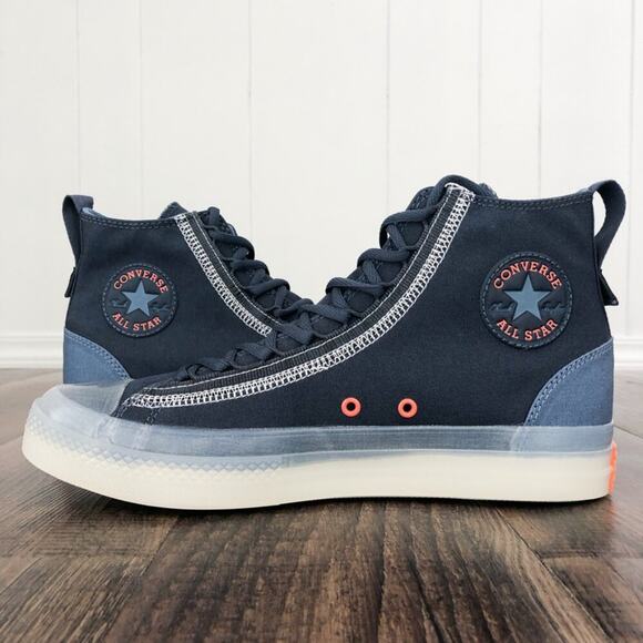 Converse Chuck Taylor All Star CX EXP2 High Top Sneaker Shoe Size 10 Blue Clear - Picture 15 of 15
